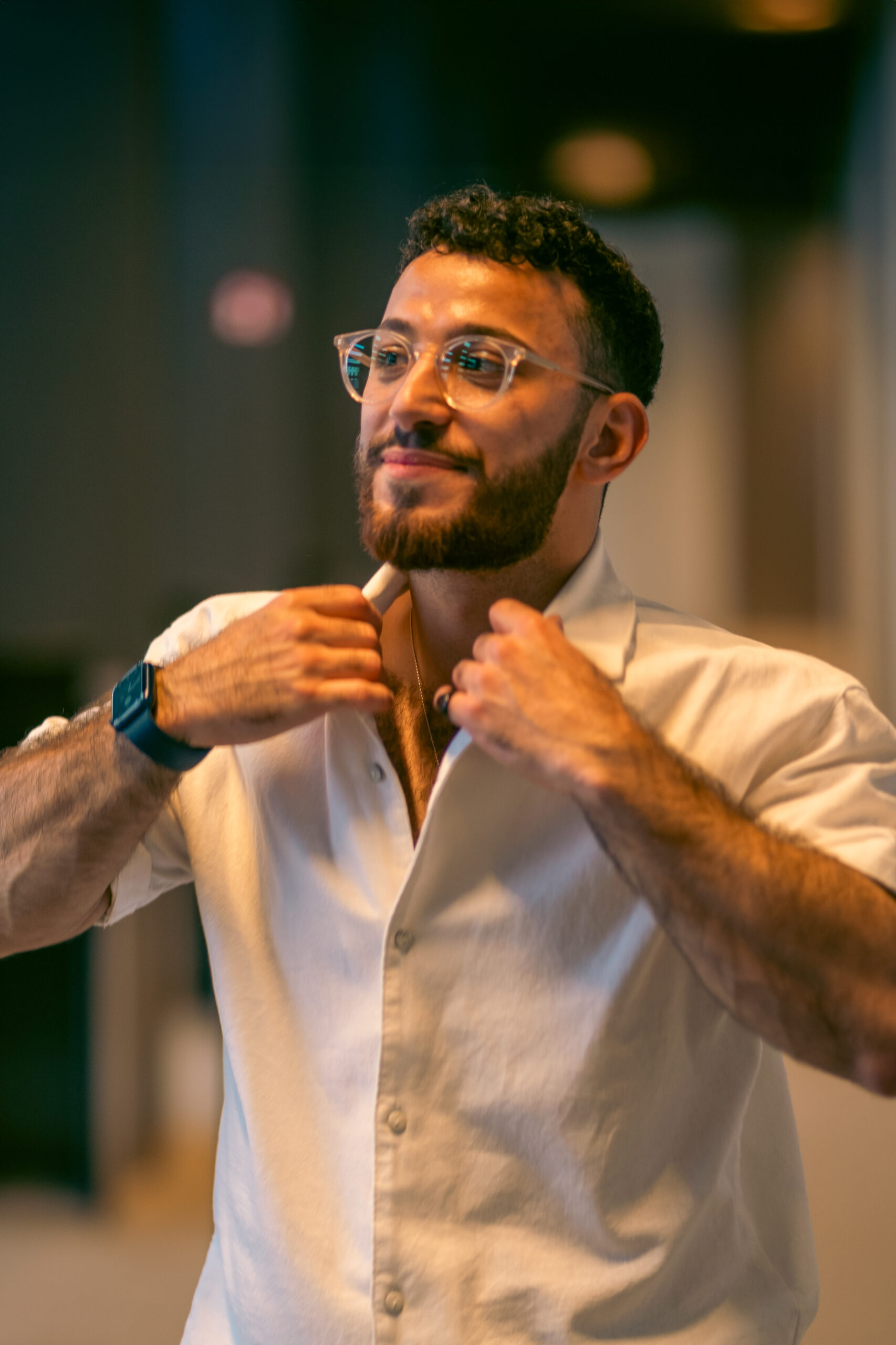 Male portrait for portfolio with Muaz